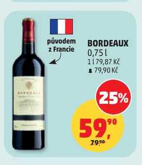 BORDEAUX, 0,75 l