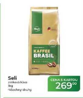 Seli zrnková káva 1kg  