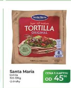 Santa Maria tortilla 320-336 g