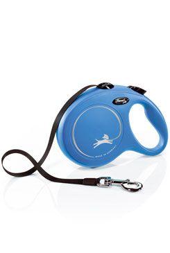 Vodítko Flexi Classic L pásek 8m/50kg modrá