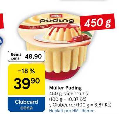 Müller Puding, 450 g 