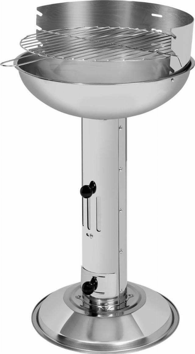 GRILLMEISTER Sloupový gril na dřevěné uhlí