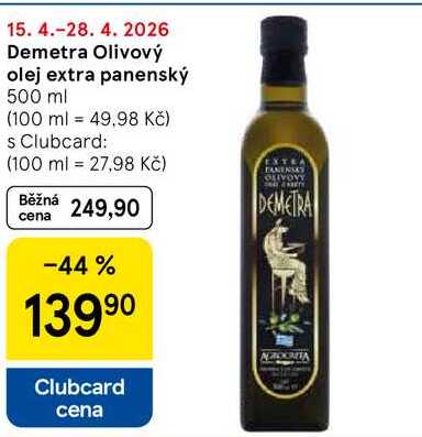 Demetra Olivový olej extra panenský, 500 ml 