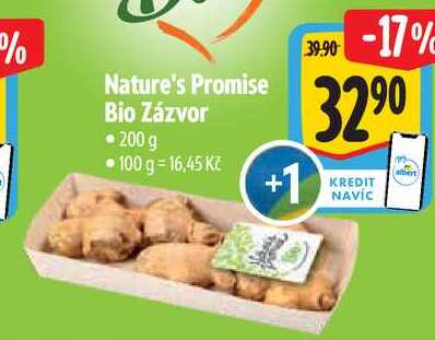 Nature's Promise Bio Zázvor, 200 g  