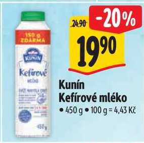Kefírové mléko 450 g