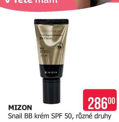 MIZON Snail BB krém SPF 50, různé druhy Teta drogerie