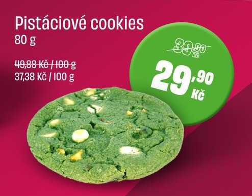 Pistáciové cookies 80 g 