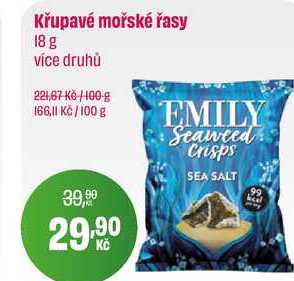 Křupavé mořské řasy 18 g 