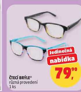 ČTECÍ BRÝLE, 1 ks 