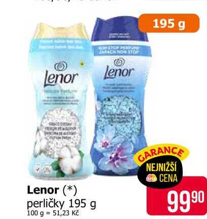 Lenor perličky 195 g Teta drogerie