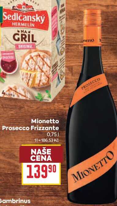 Mionetto Prosecco Frizzante 0,75l