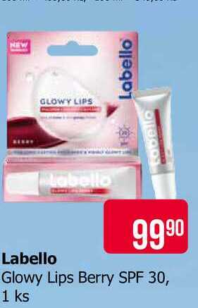 Labello Glowy Lips Berry SPF 30, 1 ks Teta drogerie