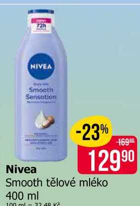 Nivea Smooth tělové mléko 400 ml Teta drogerie