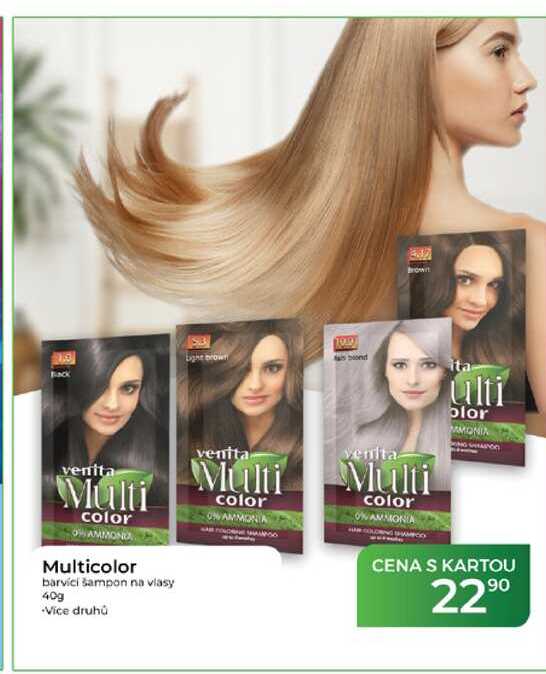 Multicolor barvící šampon na vlasy 40 g