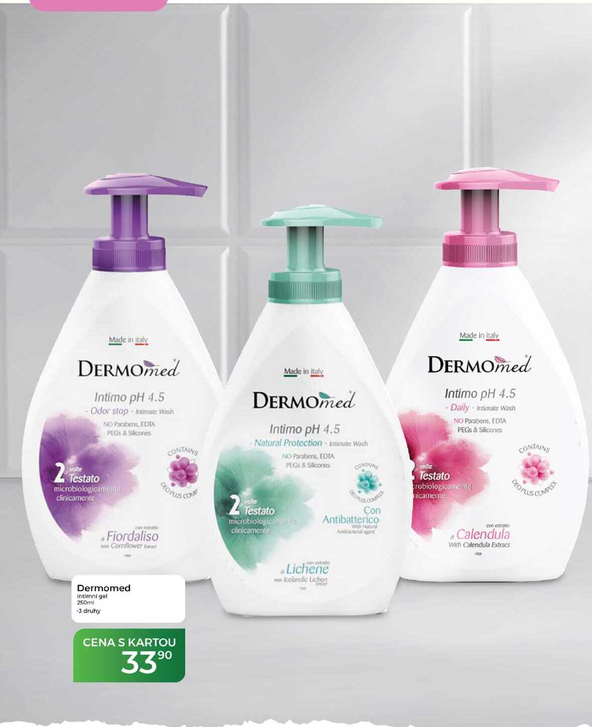 Dermomed intimní gel 250ml 