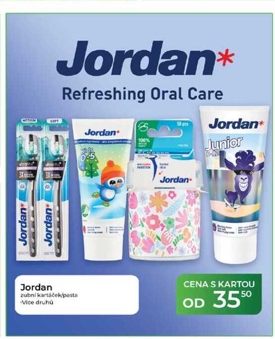 Jordan zubní kartáček/pasta  