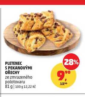 PLETENEC S PEKANOVÝMI OŘECHY, 81 g