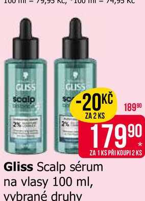 Gliss Scalp sérum na vlasy 100 ml, vybrané druhy Teta drogerie