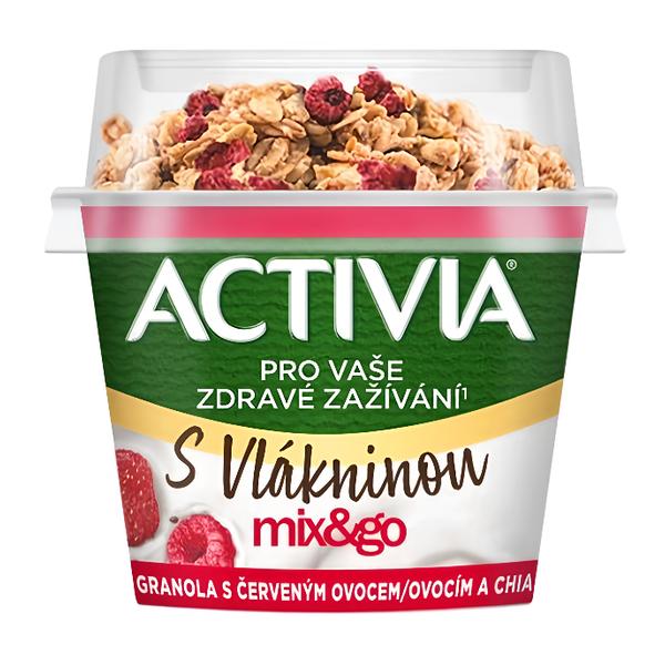 Activia Mix&Go Granola s červeným ovocem a chia