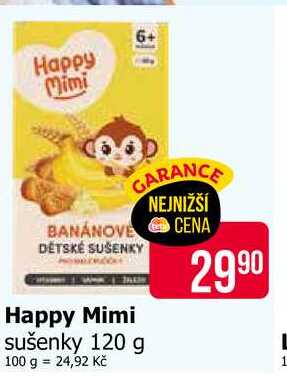Happy Mimi sušenky 120 g Teta drogerie