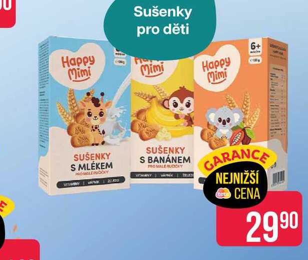 Happy Mimi SUŠENKY S MLÉKEM