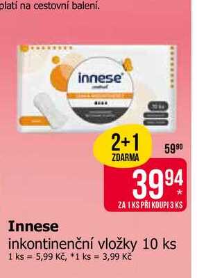Innese inkontinenční vložky 10 ks Teta drogerie