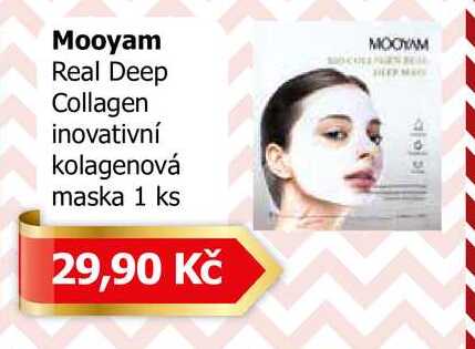 Mooyam Real Deep Collagen inovativní kolagenová maska 1 ks 