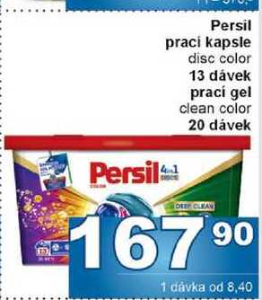 Persil prací kapsle disc color 13 dávek