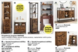 Koupelnový program VINTAGE - 2 Koupelnová skříňka pod umyvadlo