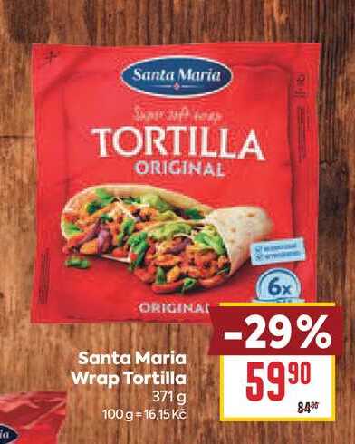 Santa Maria Wrap Tortilla 371g