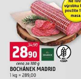 BOCHÁNEK MADRID 100g