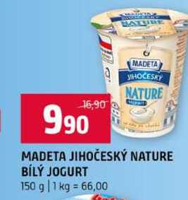MADETA JIHOČESKÝ NATURE BÍLÝ JOGURT 150 g 