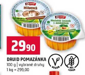 DRUID POMAZÁNKA 100 g vybrané druhy 