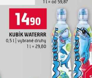 KUBÍK WATERRR 0,5l vybrané druhy Terno