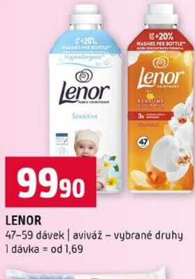 LENOR 47-59 dávek aviváž vybrané druhy 