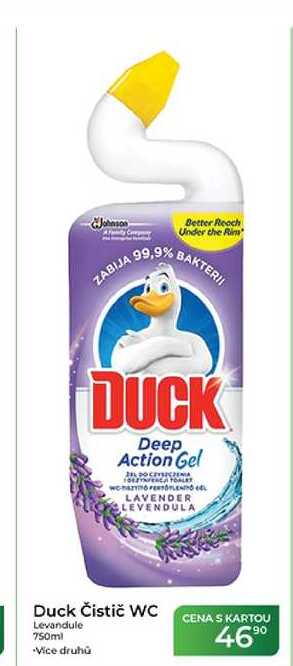 Duck Čistič WC Levandule 750ml Tamda Foods