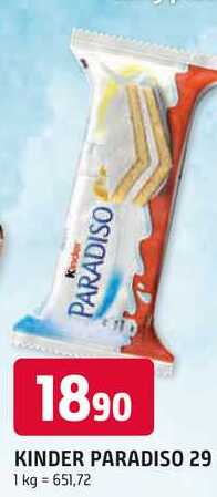 KINDER PARADISO 29g