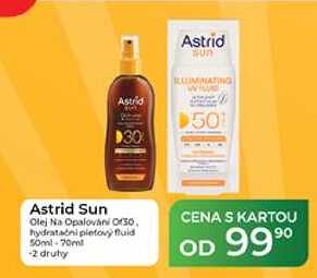 Astrid Sun Olej Na Opalování OF30 hydratačni pietový fluid 50ml-70m Tamda Foods
