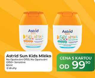 Astrid Sun Kids Mléko Na Opalováni Of50, Na Opalováni O150 Sensitive 60ml Tamda Foods