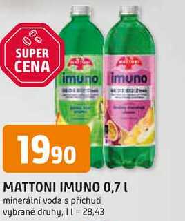 MATTONI IMUNO 0,7l