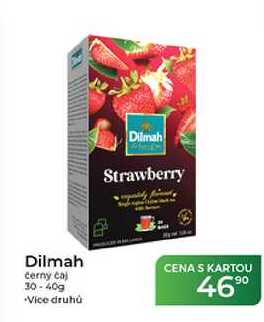 Dilmah Strawberry černý čaj 30-40g 