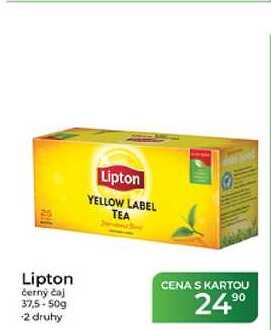Lipton černý čaj 37,5-50 g