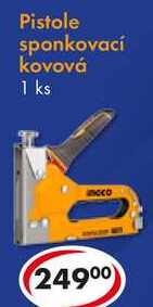 Pistole sponkovací kονονá