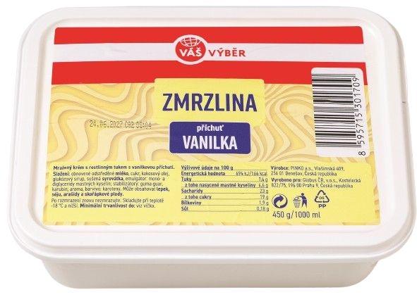 VÁŠ VÝBĚR Zmrzlina, 1 l