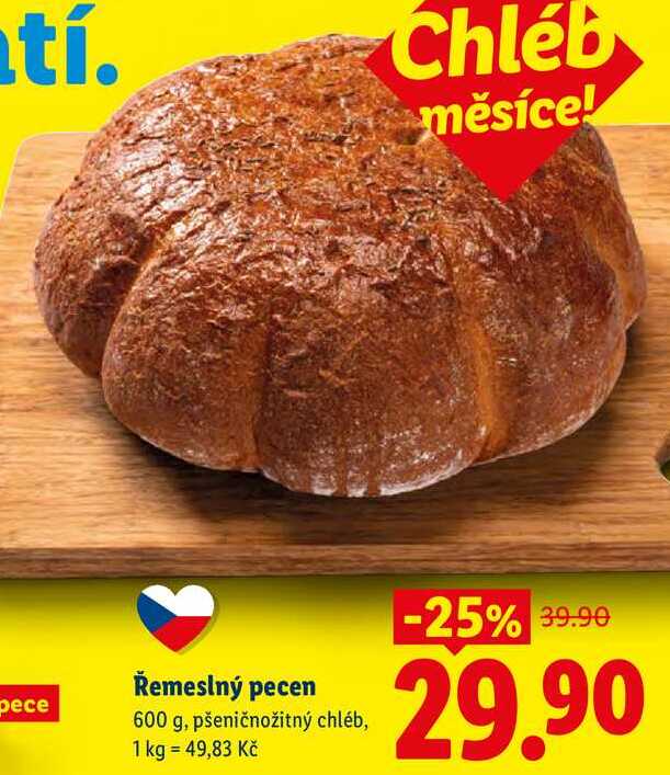 Řemeslný pecen, 600 g
