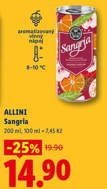 ALLINI Sangria, 200 ml