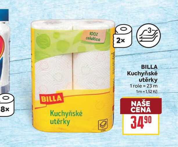 BILLA Kuchyňské utěrky BILLA