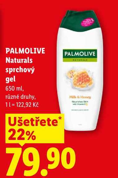 PALMOLIVE Naturals sprchový gel, 650 ml