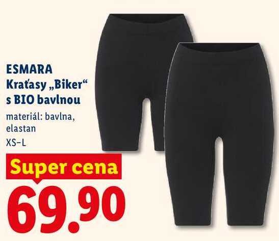 ESMARA Kraťasy ,,Biker" S BIO bavlnou 