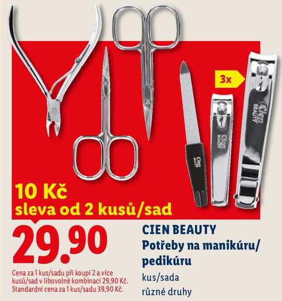 CIEN BEAUTY Potřeby na manikúru/pedikúru Lidl